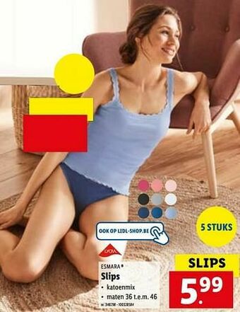 Lidl Slips aanbieding