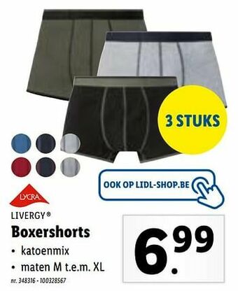 Lidl Boxershorts aanbieding