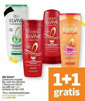 Albert Heijn Color-vive shampoo aanbieding