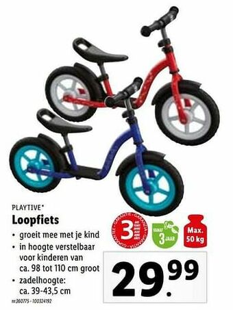 Lidl Loopfiets aanbieding