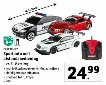 Lidl Sportauto met afstandsbediening aanbieding