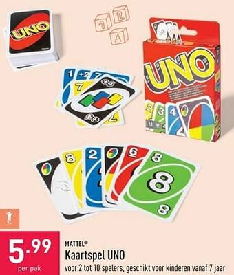 ALDI Kaartspel uno aanbieding