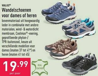 ALDI Wandelschoenen voor dames of heren aanbieding