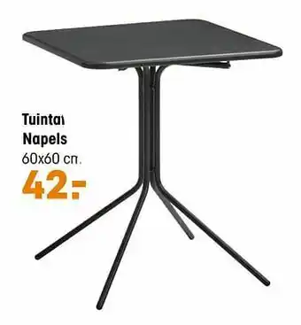 Kwantum Tuintafel napels aanbieding