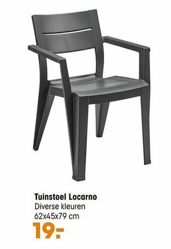 Kwantum Tuinstoel locarno aanbieding