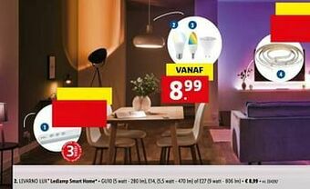 Lidl Ledlamp smart home aanbieding