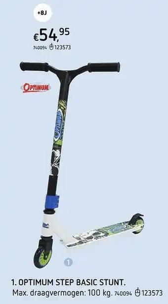 Dreamland Optimum step basic stunt 100kg aanbieding