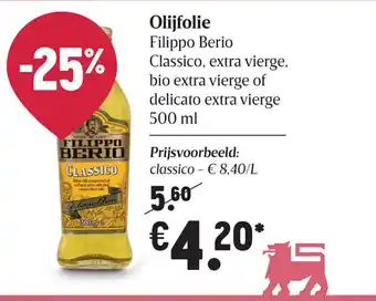 Delhaize Filippo Berio Olijfolie aanbieding