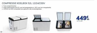 Auto5 Compressie koelbox 52l 12-24-230v aanbieding