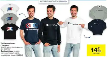 T-shirt voor heren champion