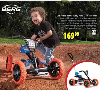 ToyChamp 01539318 BERG Buzzy Nitro 2-in-1 skelter aanbieding