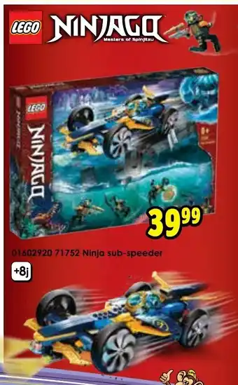 ToyChamp 01602920 71752 Ninja sub-speeder aanbieding