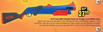 ToyChamp 01577662 NERF Fortnite Pump SG Shotgun met MEGA darts aanbieding