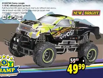 01552744 Camo Jungle 1:10 RC offroad pick-up truck