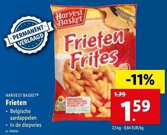 Lidl Frieten aanbieding