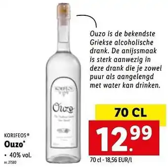 Ouzo 40% vol.