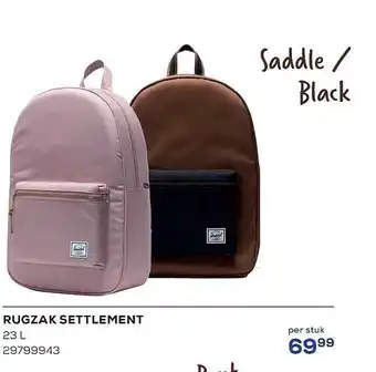 Supra Bazar Rugzak settlement aanbieding