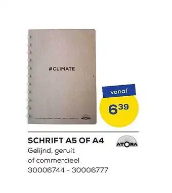 Supra Bazar Schrift a5 of a4 aanbieding