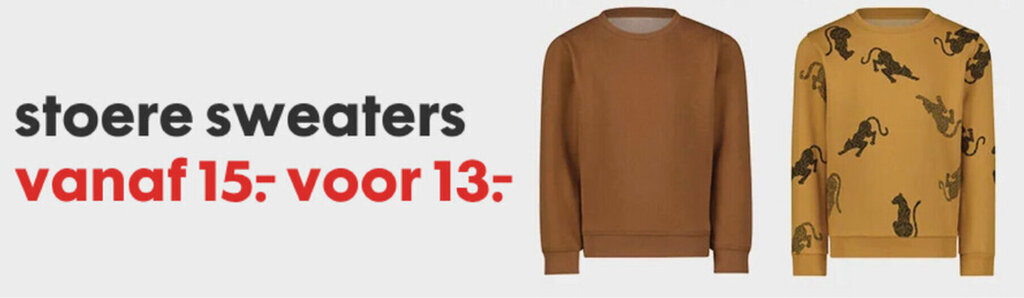 HEMA Stoere Sweaters aanbieding
