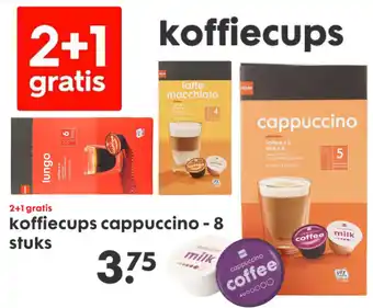 Koffiecups Cappuccino 8 Stuks