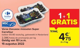 Verse Zeeuwse Mosselen Super Carrefour