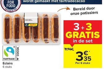 Carrefour Eclairs 6 Stuks aanbieding