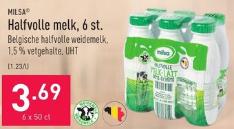 Milsa Halfvolle melk, 6 st.