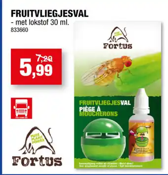 Hubo Fortus Fruitvliegjesval aanbieding