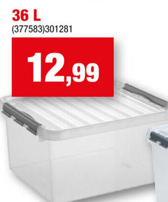 Opbergbox Met Deksel "Q-Line" 36L