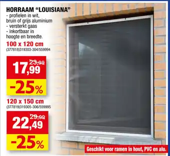 Hubo Horraam Louisiana aanbieding