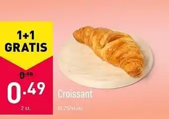ALDI Croissant 0.25/ stuks aanbieding