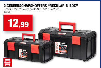 2 Gereedschapskoffers Regular R-Box