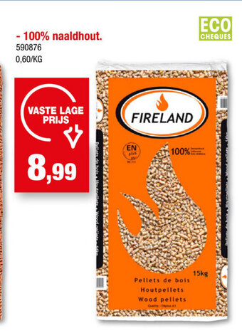 Hubo Pellets 15Kg 100% Naaldhout aanbieding