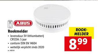 Lidl Rookmelder aanbieding