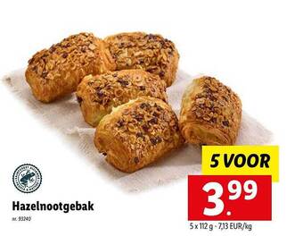 Lidl Hazelnootgebak aanbieding