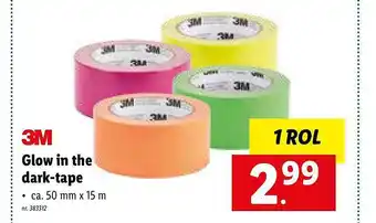 Lidl 3m glow in the darktape aanbieding