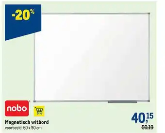 Magnetisch witbord