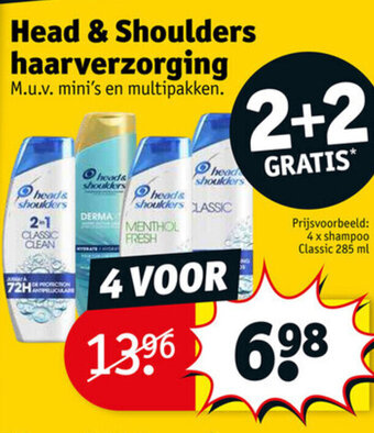 Kruidvat Head & shoulders haarverzorging aanbieding