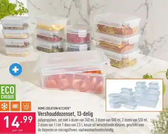 ALDI Home Creation Kitchen Vershouddozenset, 13-delig aanbieding