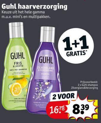 Kruidvat Guhl haarverzorging aanbieding