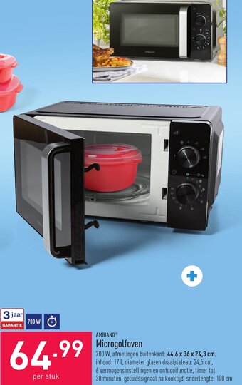 ALDI Ambiano Microgolfoven aanbieding