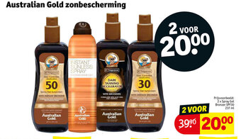 Kruidvat Australian gold zonbescherming aanbieding