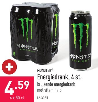 ALDI Monster Energiedrank, 4 st. aanbieding