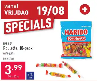 ALDI Haribo Roulette, 10-pack aanbieding