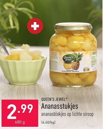 ALDI Queen's Jewel Ananasstukjes aanbieding