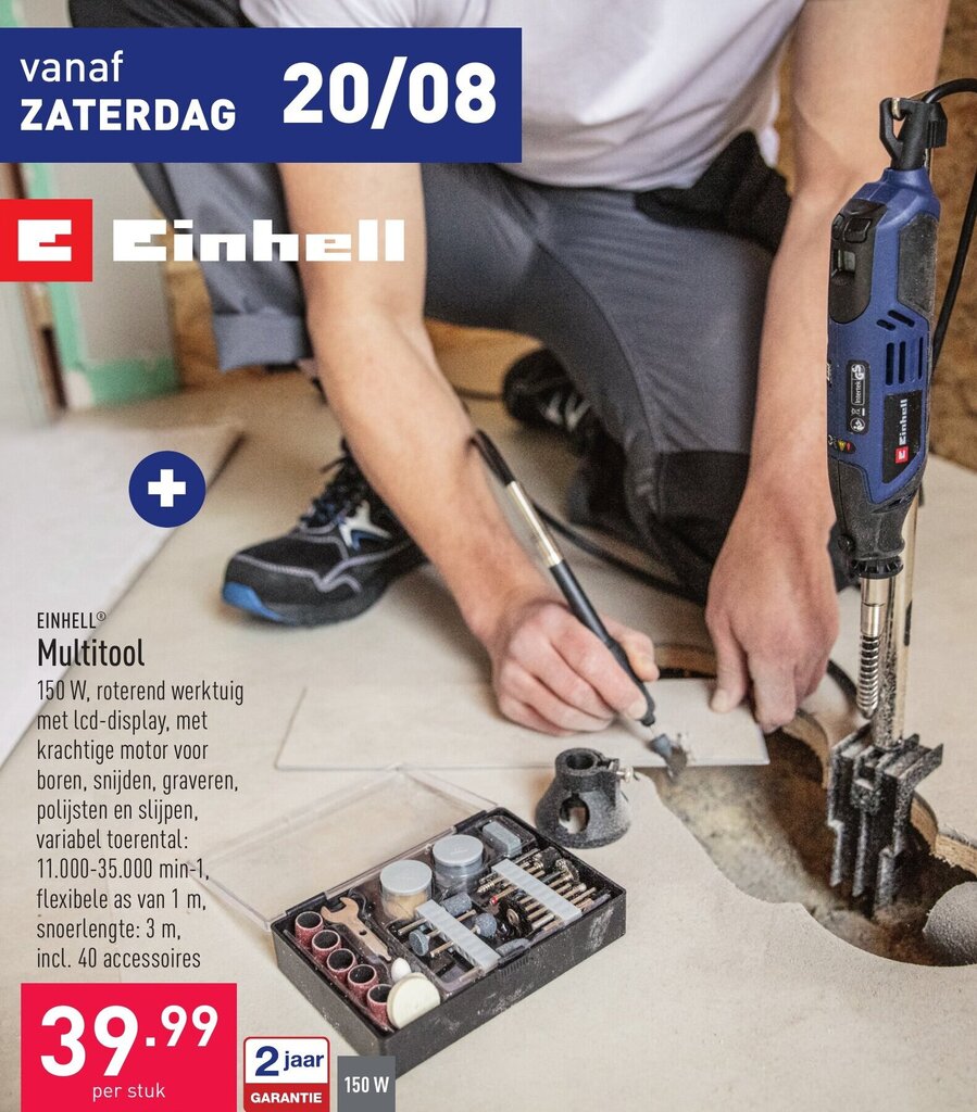Einhell Multitool promotie bij ALDI