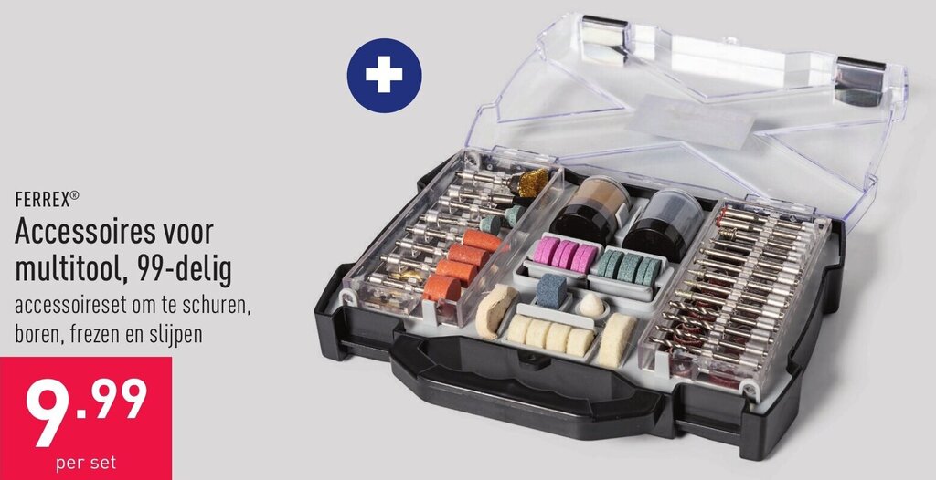 Ferrex Accessoires voor multitool, 99delig promotie bij ALDI