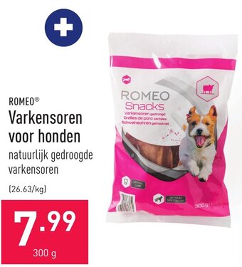 ALDI Romeo Varkensoren voor honden aanbieding