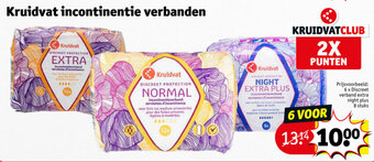 Kruidvat Kruidvat incontinentie verbanden aanbieding