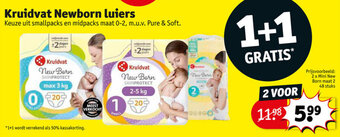 Kruidvat Kruidvat newborn luiers aanbieding